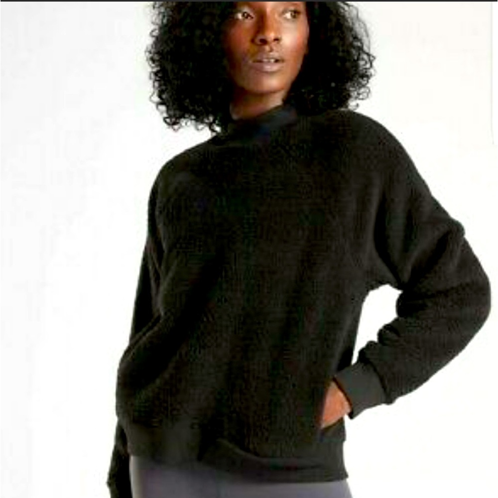 Athleta Asana Sherpa Crew-New With Tags